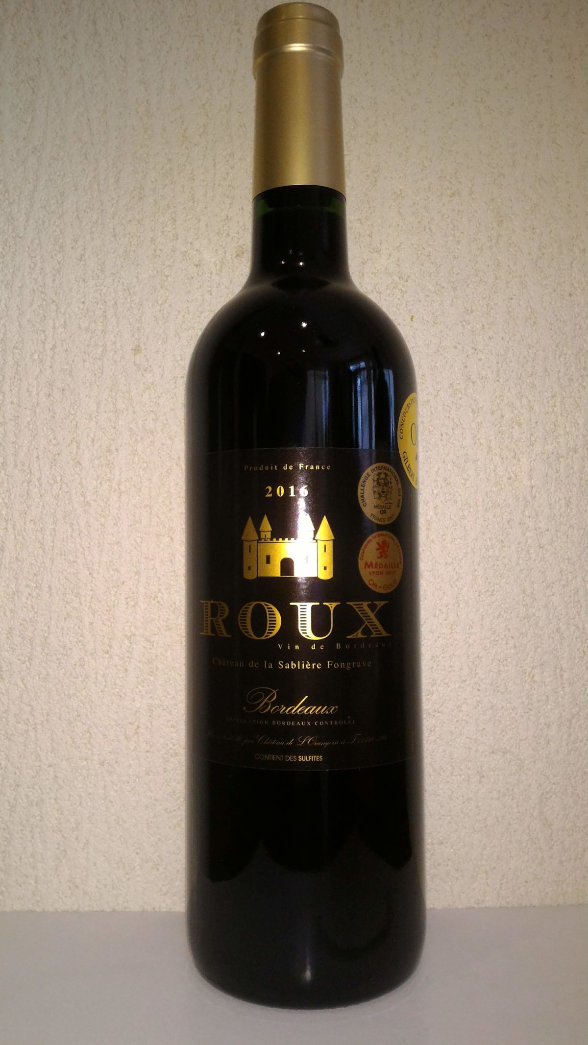 2000円から愉しむ赤ワイン「ルー”16」ＡＯＣボルドーROUX16